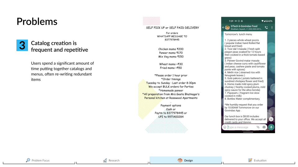 Problem 3: Catalog creation repetitive and manual